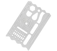 Stencil per pianificazione, righello geometrico, in acciaio inox, per studenti, bambini, dipingere, arte, scuola, adulti, disegno, architettura
