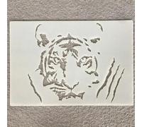 Stencil per pittura, 26 x 18 cm, motivo: animali dello zoo, cavallo, drago, leone, stencil per artigianato, riutilizzabili, modelli di animali, modelli di disegno, progetti artistici fai da te, stile