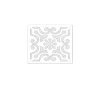 Stencil per pittura murale, Stencil da muro Art Deco geometrici riutilizzabili for dipingere piastrelle stucchi intonaco, 25X50-40X80 cm(M 25cmX50cm - B)