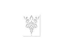 Stencil per pittura murale, Stencil da muro for dipingere motivi floreali mandala di varie dimensioni(Color 3,M 30cmX40cm)