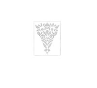 Stencil per pittura murale, Stencil da muro for dipingere motivi floreali mandala di varie dimensioni(Color 5,L 33cmX45cm)