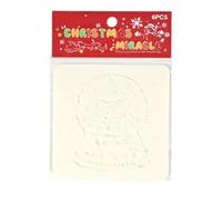 Stencil per pittura natalizia - Stencil per dipingere il tema dell'oceano | Stencil da disegno multiuso, stencil per albero di Natale, stencil con motivi natalizi, stencil per feste creativi per l'eco