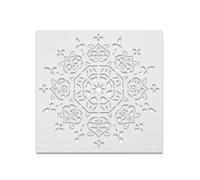 Stencil per pittura - Risparmia tempo e problemi con il set fai da te A3 poster stampa poster resina stampa mandala metallo incluso legno, 2-50 x 50 cm