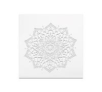 Stencil per pittura - Risparmia tempo e problemi con il set fai da te A3 poster stampa poster resina stampe mandala metallo incluso legno, 1-50 x 50 cm