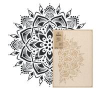 Stencil per Pittura Riutilizzabile MANDALA DI FIORI Artigianato Fai Da Te