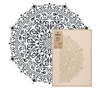 Stencil per Pittura Riutilizzabile MANDALA GLAMOUR Artigianato Fai Da Te