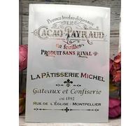 Stencil per pittura su pareti, formato A4, con parole francesi, riutilizzabili, per disegnare, dipingere, artigianato, modelli per carta da parati, album di ritagli, decorazioni per la casa