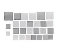 Stencil per reballing BGA da 27 pezzi, modello di rilavorazione per reballing in acciaio inossidabile 304, kit di reballing BGA durevole e resistente al calore per la manutenzione