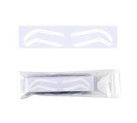 Stencil per sopracciglia, adesivi per sopracciglia, stencil per sopracciglia per modellare il sopracciglio, 50 paia di nastri di forma adesiva ausiliaria professionale, guida alla mappatura autocolla