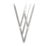 Stencil per sopracciglia con posizionamento a 3 punti, per trucco mattutino veloce e senza errori, kit di stencil per sopracciglia a prova di errore