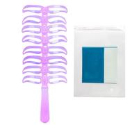 Stencil per sopracciglia per modellare con manico guida strumenti trucco