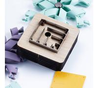 Stencil per taglio pelle fiocco di neve Calco per taglio pelle per sartoria