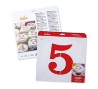 Stencil per torte Numero 5 Ø25 cm Decora