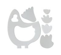 Stencil per trapunte, acrilico, set di modelli, stencil durevoli per cucito e trapuntatura, per progetti fai da te, progetti domestici, design di tessuti e creazione di modelli creativi