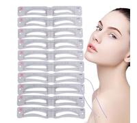Stencil per trucco per sopracciglia | Set di stencil da 12 pezzi per sopracciglia da donna - Forniture per il trucco delle con cintura fissa per feste, viaggi, balli e appuntamenti