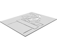 Stencil Pianta Piranha per Arte Mario Craft Artigianato Stampato 3D