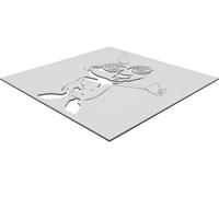 Stencil Professor E Gadd Template Luigi's Mansion Personaggio Stampato 3D