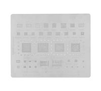 Stencil Reballing CPU per Smartphone, Acciaio Inossidabile 0,12mm per A60 - A90 e CPU SDM450 - Struttura Robusta, Posizionamento Preciso, Uso Professionale