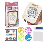 Stencil Righello Modello Curva A Colorata | Strumento Creativo Di Arte Geometrica Per Bambini | Set Di Design A Luminoso Per Disegnare, Imparare Forme E Divertenti Progetti Artigianali