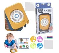 Stencil Righello Modello Curva A Colorata | Strumento Creativo Di Arte Geometrica Per Bambini | Set Di Design A Luminoso Per Disegnare, Imparare Forme E Divertenti Progetti Artigianali