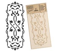 Stencil Riutilizzabile - Bordo - Striscia ORNAMENTO CLASSICO BAROCCO #2