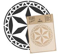 Stencil riutilizzabile fai da te / A3 A4 A5 / MANDALA FOLK POLACCO / Artigianato