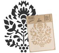 Stencil riutilizzabile fai da te A3 A4 A5 ORNAMENTO POPOLARE POLACCO Artigianato