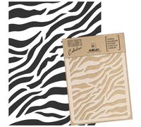 Stencil riutilizzabile fai da te A3 A4 A5 PELLE DI ZEBRA Artigianato