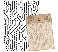 Stencil riutilizzabile fai da te A3 A4 CIRCUITO INTEGRATO Artigianato