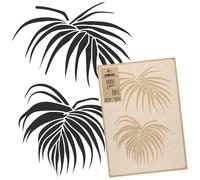 STENCIL riutilizzabile in PLASTICA 43x64cm o 59x95cm ARECA PALMA FRONDA