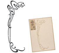 STENCIL riutilizzabile in PLASTICA / 45x65 o 59x95cm / ORNAMENTO ART NOUVEAU #1