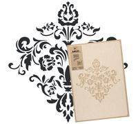 STENCIL riutilizzabile in PLASTICA / 45x65 o 65x95 / Ornamento Damasceno