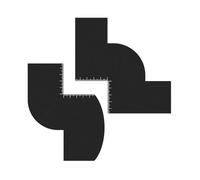 Stencil riutilizzabile per linee curve e linee dritte e linee sottili, per uno styling preciso