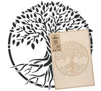 STENCIL riutilizzabile PLASTICA 43x64cm o 59x95cm CERCHIO DELL'ALBERO DELLA VITA