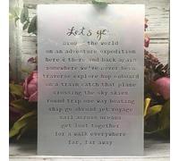 Stencil riutilizzabili, 29 x 20 cm, stencil per disegno con scritta "Let's Go English", per fai da te, artigianato, parete, tela, mobili, album di ritagli, decorazione della casa