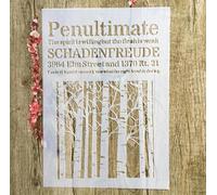 Stencil riutilizzabili, 29 x 21 cm, stencil con lettere e fiori, per dipingere su mobili in legno, decorazioni per pavimenti, fai da te, stile 8