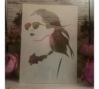 Stencil riutilizzabili, 29 x 21 cm, stencil per disegno di coppia che si baciano amici, per fai da te, arte, artigianato, parete, tela, mobili, album di ritagli, decorazione della casa, stile F