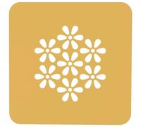 Silikomart Stencil in silicone per decorazione di alimenti, 16 x 16 cm, confezione da 2, motivo: fiori di ciliegio