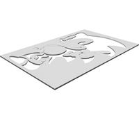 Stencil Sonic il Riccio Modello per Arte Pittura Decorazione Parete