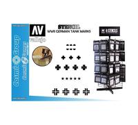 STENCIL STAFV001 WWII GERMAN TANK MARKS ACCESSORI PER MODELLISMO VALLEJO VALLEJO