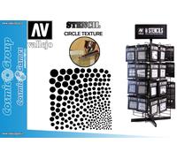 STENCIL STSF002 CIRCLE TEXTURE ACCESSORI PER MODELLISMO VALLEJO VALLEJO