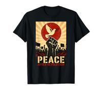 Stencil Style Street Art Activism Poster Grafico Maglietta