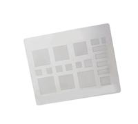 Stencil Universale BGA Reballing Stencil BGA Reballing Stencil Universale BGA Reballing BGA Rework Net Stencil Template 0.3mm 0.35mm 0.4mm 0.5mm