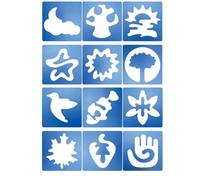 Stencil Zen Mindfulness di Roylco, Art to Relax e pratica tecniche di meditazione, stencil di aiuto comportamentale per penne, matite, pastelli, pennarelli, intelligenza emotiva e strumenti artistici