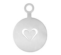 Stencils For Cake Decorating - 4.72 Inch Simple Use Cappuccino Stencil Coffeeart Tools,Coffeeart Template, Reusable coffeeLatteart Molds With Snowflake, Rose, Heart Pattern For coffeeDecorations