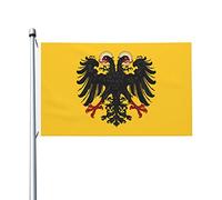Stendardo dell'Imperatore del Sacro Romano Impero con bandiere Haloes 3x5 Ft Bandiera per decorazione esterna Bandiera leggera Bandiere per feste in casa Cortile 3x5 Bandiere