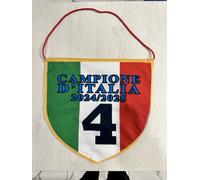 Stendardo Napoli 4º Scudetto 2025 Campione D'Italia Calcio Collezione Tifosi