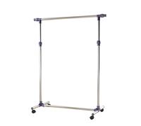 Stender Appendiabiti Larghezza e altezza regolabili con Ruote in Acciaio Inox 160x170 cm