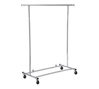 Stender appendiabiti pieghevole estensibile acciaio carrello salvaspazio cm.56,5