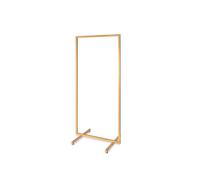 STENDER ECONOMICO SEMPLICE TUBO QUADRO ORO CROMATO GOLD 99 cm